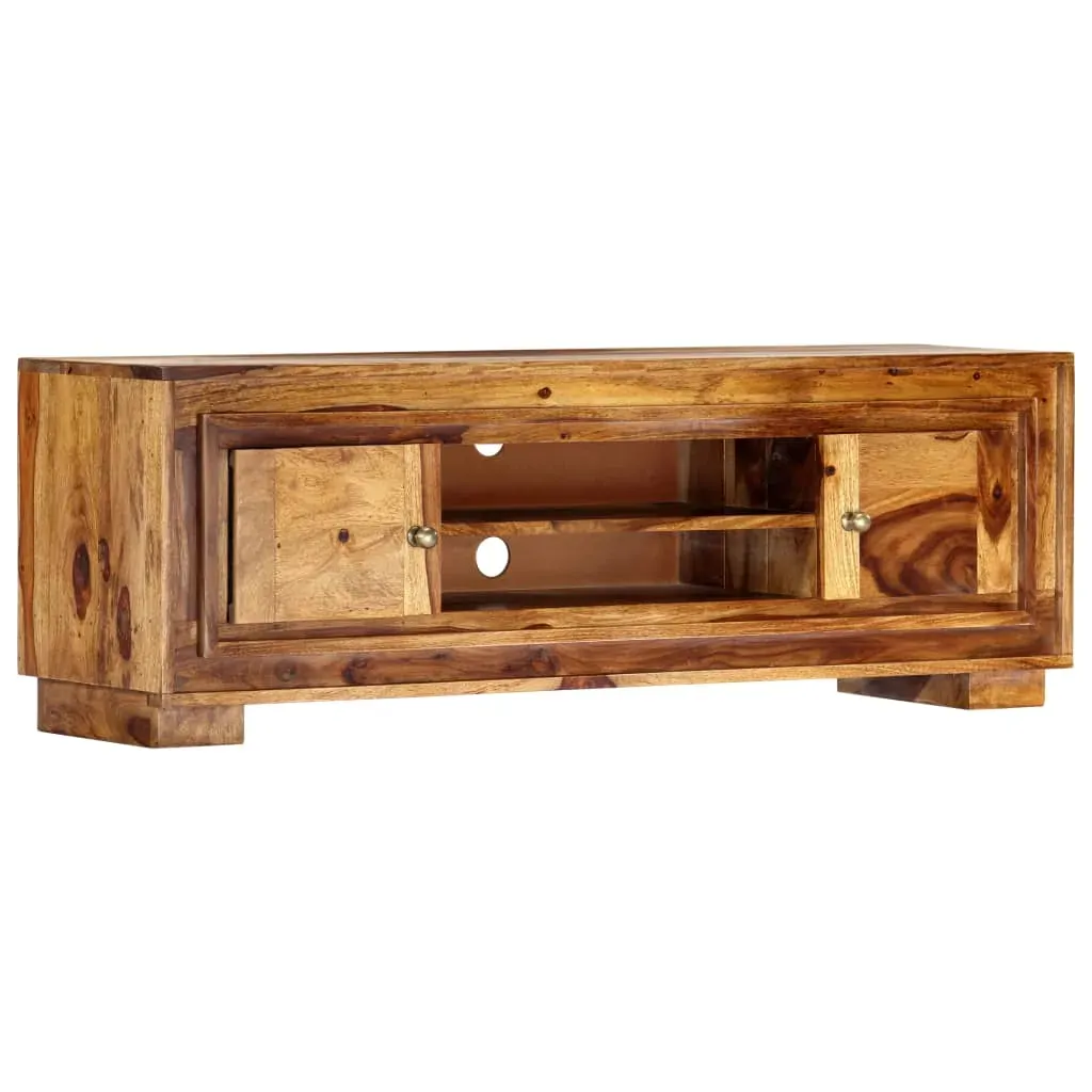 TV Cabinet 118x30x40 cm Solid Acacia Wood Price