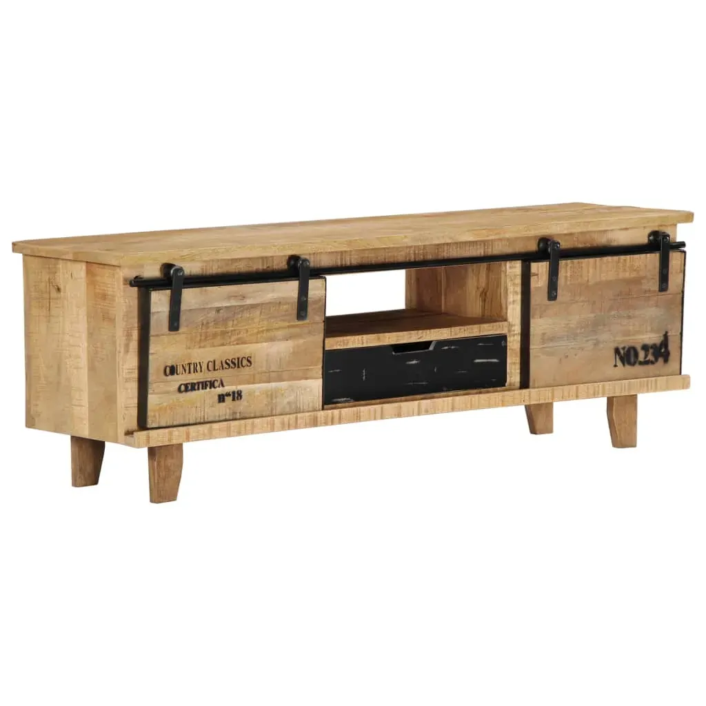 TV Cabinet 120x30x40 cm Solid Mango Wood Price