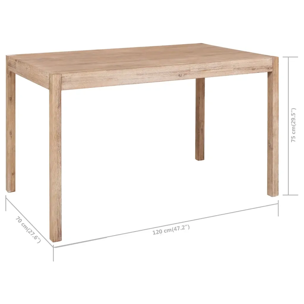 7 Piece Dining Set Solid Wood Acacia Price