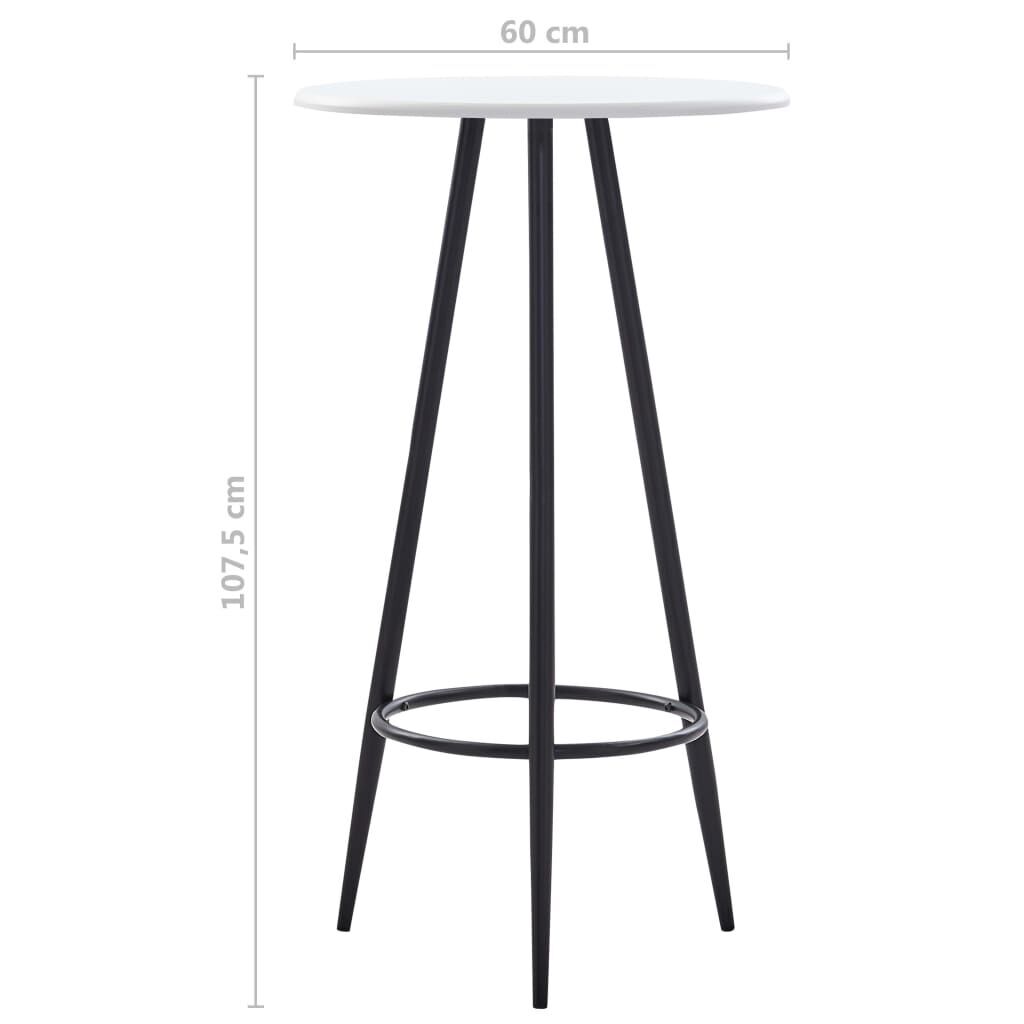 3 Piece Bar Set Plastic Black Price