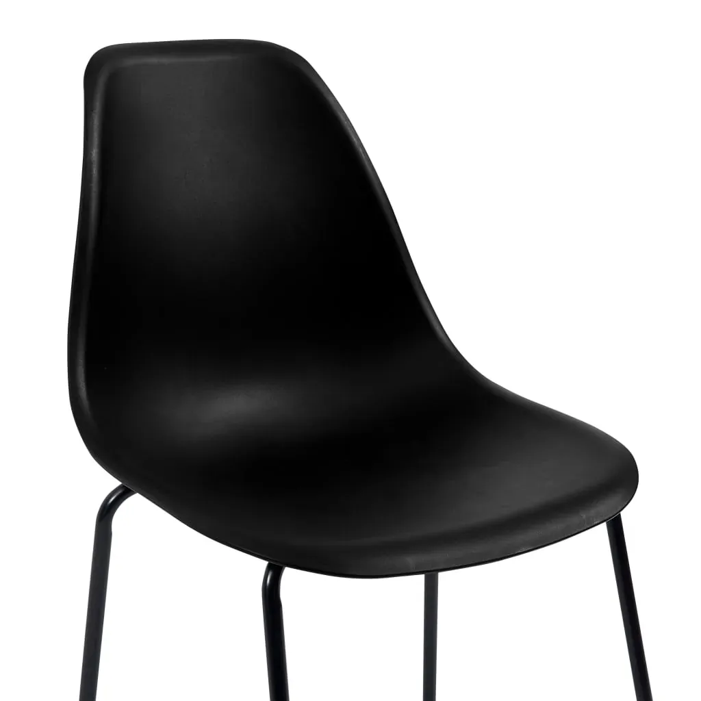 3 Piece Bar Set Plastic Black Price
