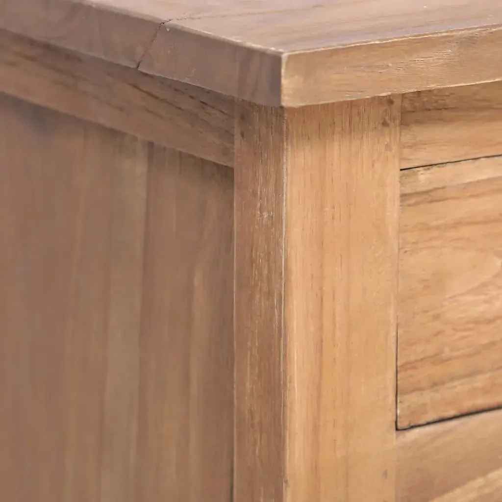 Side Cabinet 65x30x75 cm Solid Teak Price