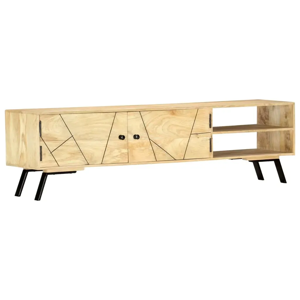 TV Cabinet 140x30x40 cm Solid Mango Wood Price