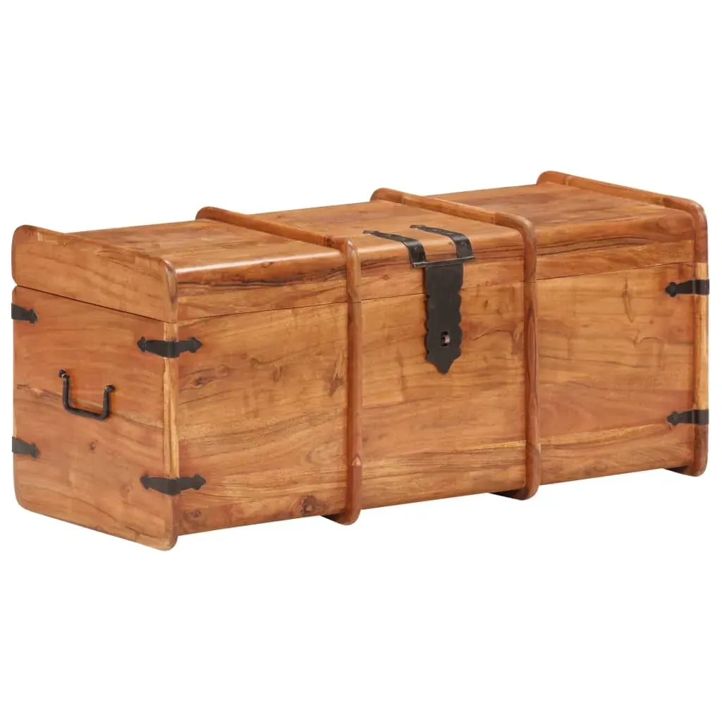 Storage Chest 90x40x40 cm Solid Acacia Wood Price
