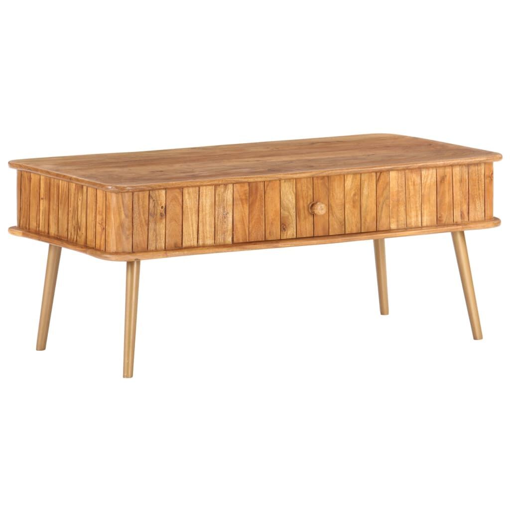 Coffee Table 100x50x40 cm Solid Acacia Wood Price