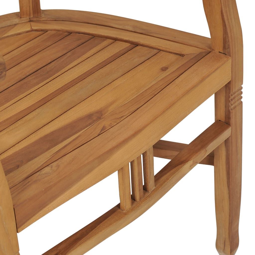 3 Piece Garden Dining Set Solid Teak Wood Price