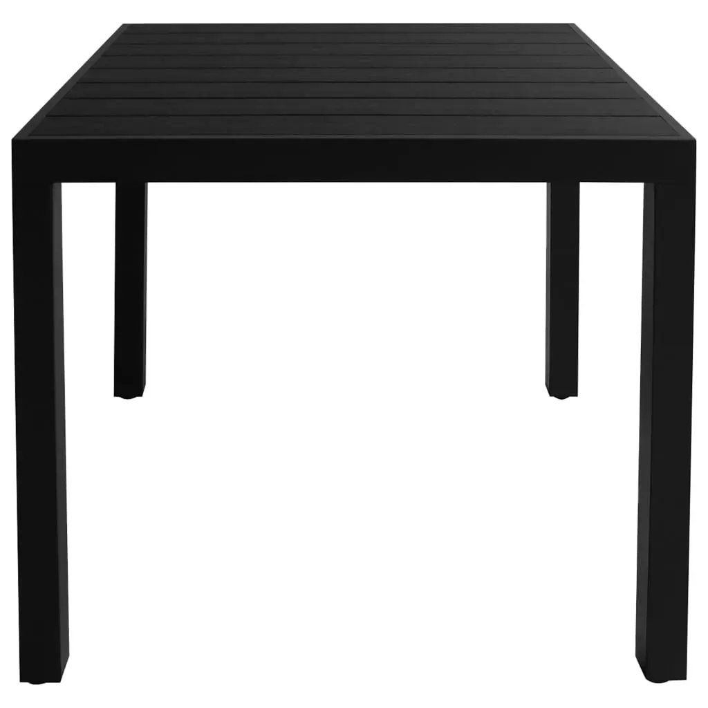 3 Piece Garden Dining Set Black and Brown Price