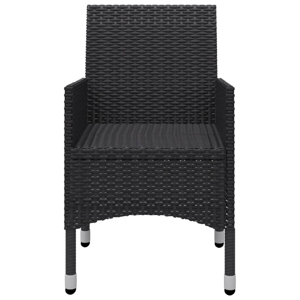 9 Piece Garden Dining Set Black Price