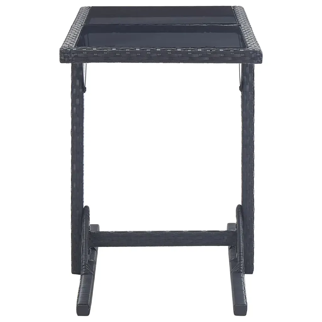 3 Piece Garden Dining Set Black Price