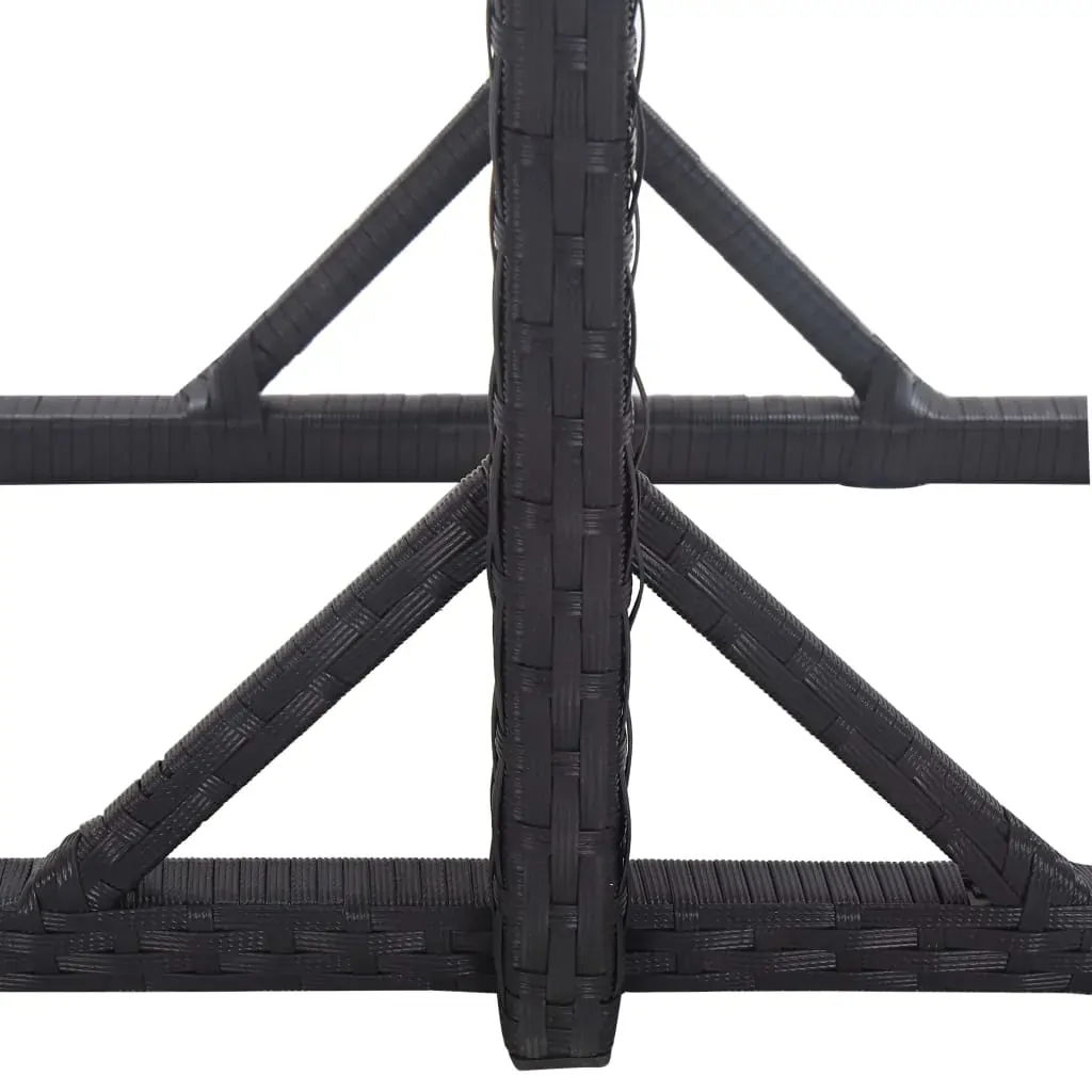 3 Piece Garden Dining Set Black Price