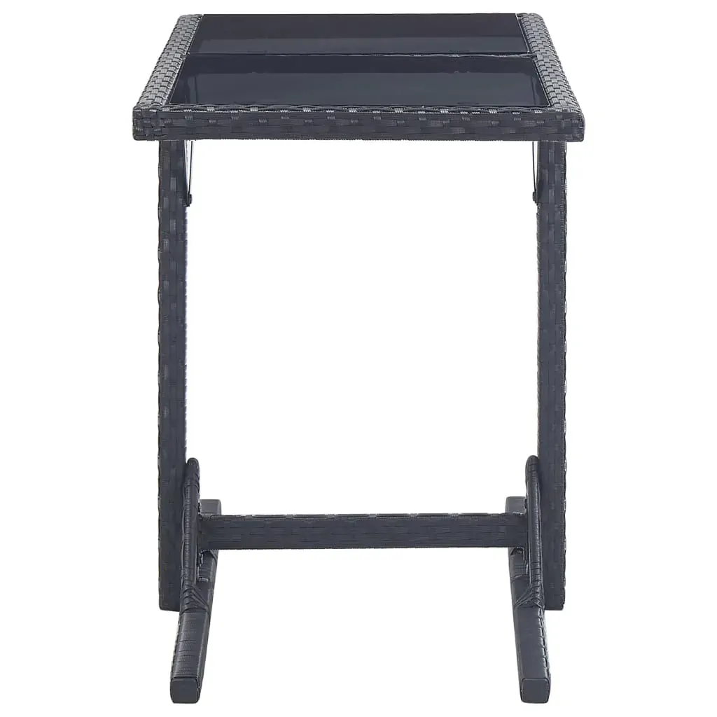 3 Piece Garden Dining Set Black Price