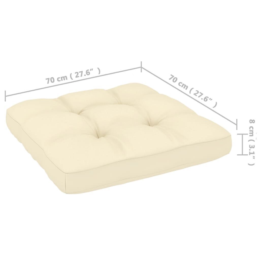 13 Piece Garden Lounge Set with Cushions Solid Pinewood Price