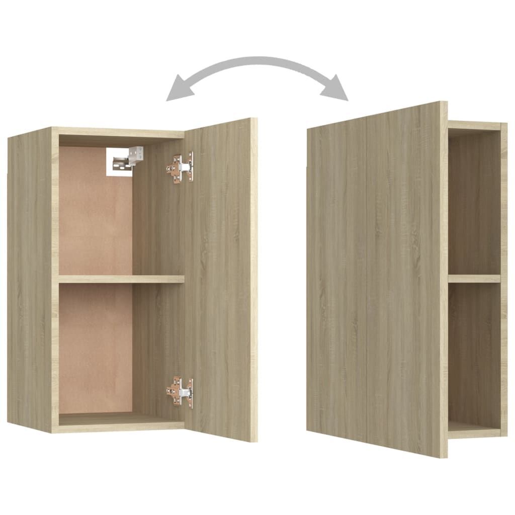 7 Piece TV Cabinet Set Sonoma Oak Engineered Wood Price