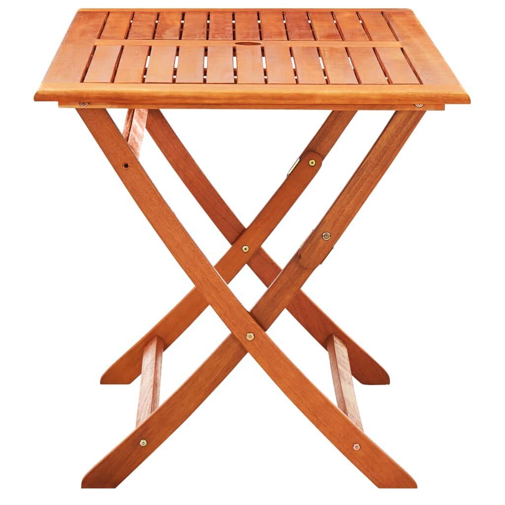 7 Piece Folding Outdoor Dining Set Solid Eucalyptus Wood Price