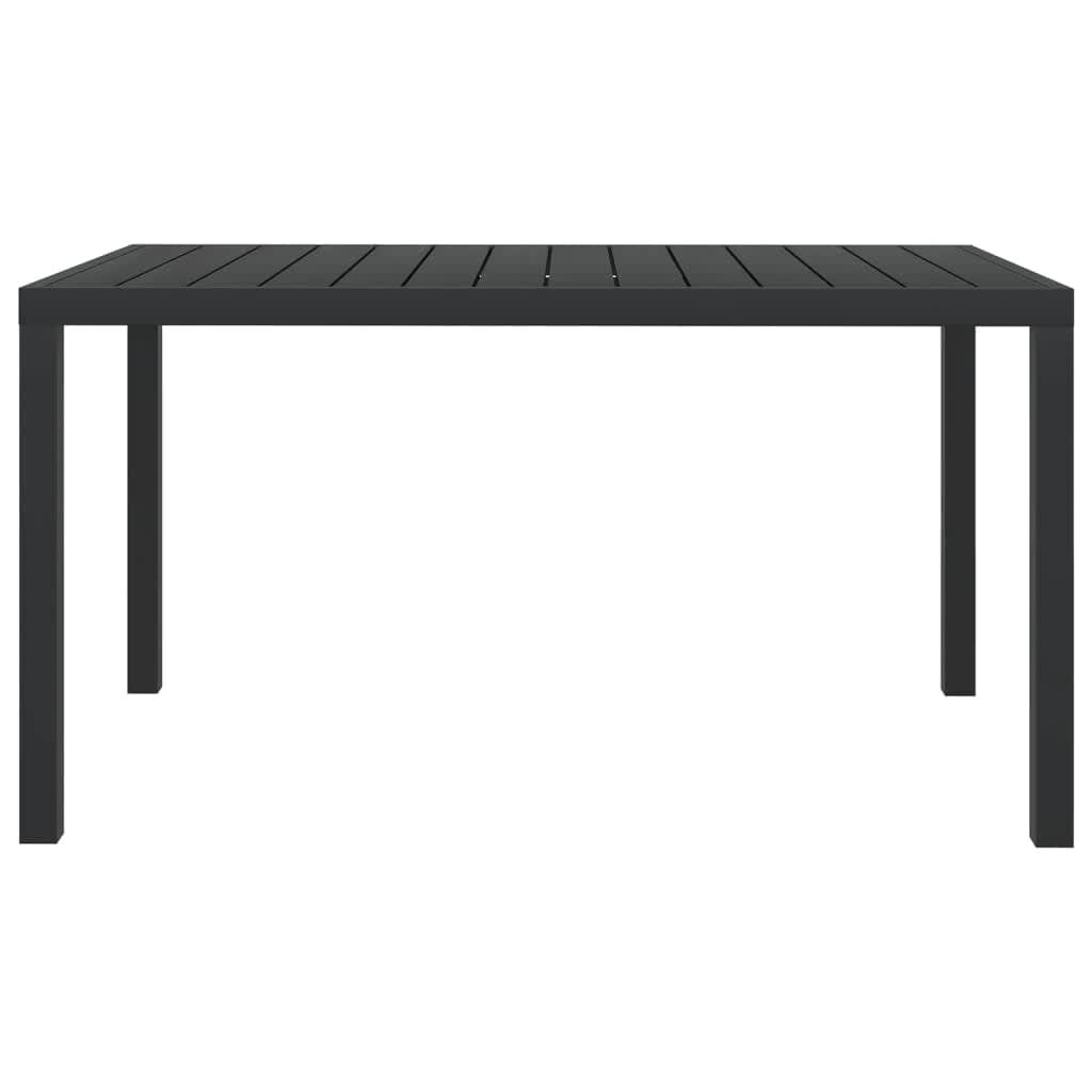 5 Piece Garden Dining Set with Cushions Poly Rattan Black Price