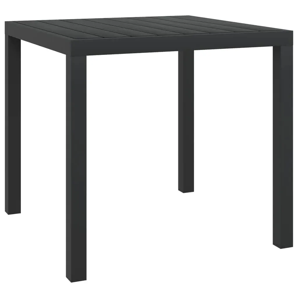 3 Piece Garden Dining Set with Cushions Poly Rattan Black Price