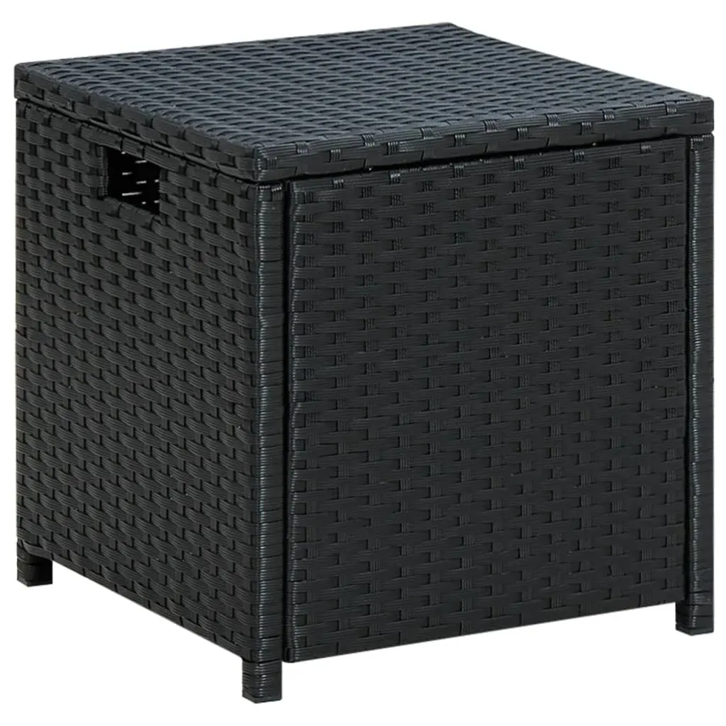 6 Piece Garden Lounge Set with Cushions Poly Rattan Black Price