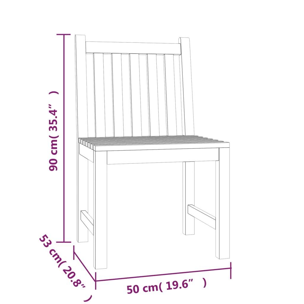5 Piece Garden Dining Set Solid Wood Teak Price