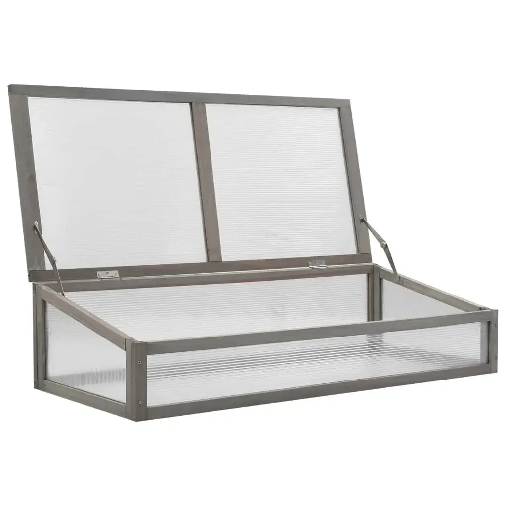 Raised Bed with Greenhouse 110x54x120 cm Solid Fir Wood Price