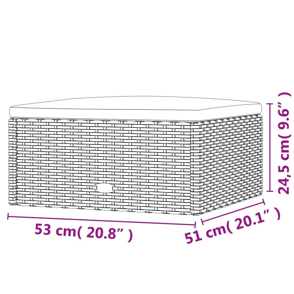 9 Piece Outdoor Sofa Set with Cushions Black Poly Rattan Price