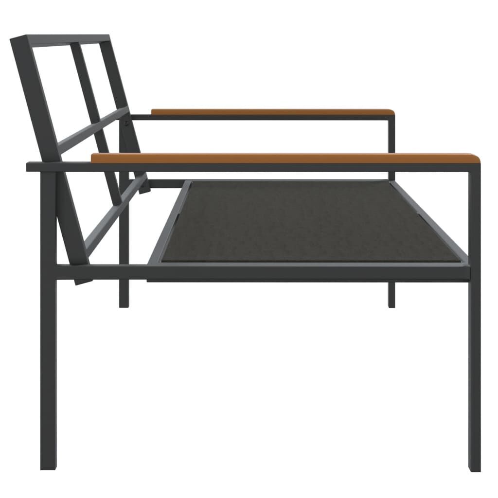 4 Piece Garden Lounge Set with Cushions Anthracite Steel Price