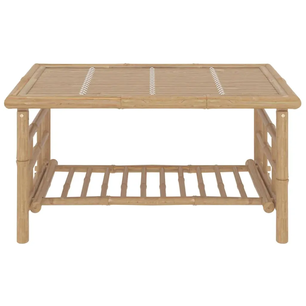 2 Piece Garden Lounge Set with Dark Grey Cushions Bamboo Price