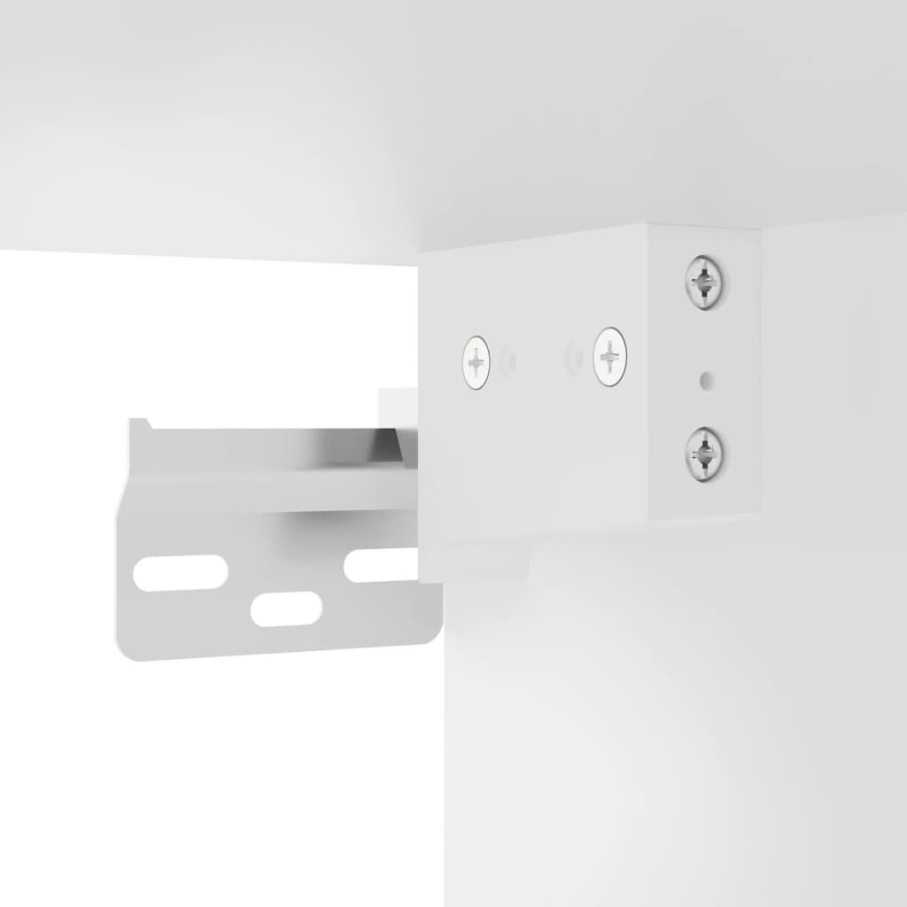 Wall Mounted Cabinets 2 pcs White Engineered Wood Price