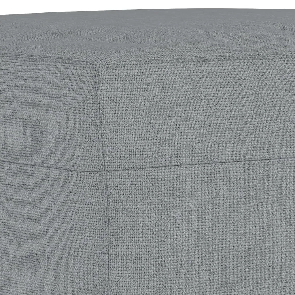 4 Piece Sofa Set with Pillows Light Grey Fabric Price