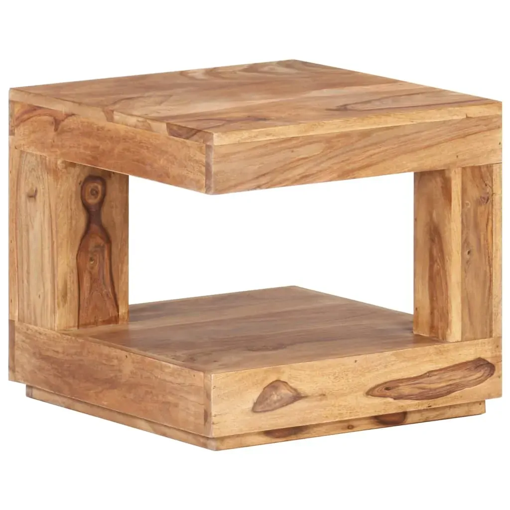 Coffee Table 45x45x40 cm Solid Wood Acacia Price