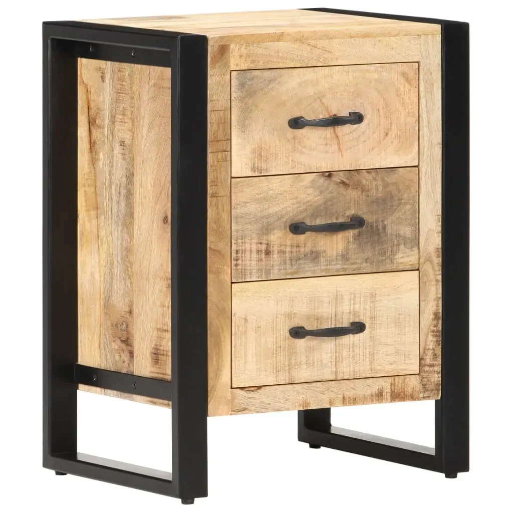 Bedside Cabinet 40x35x55 cm Solid Mango Wood Price