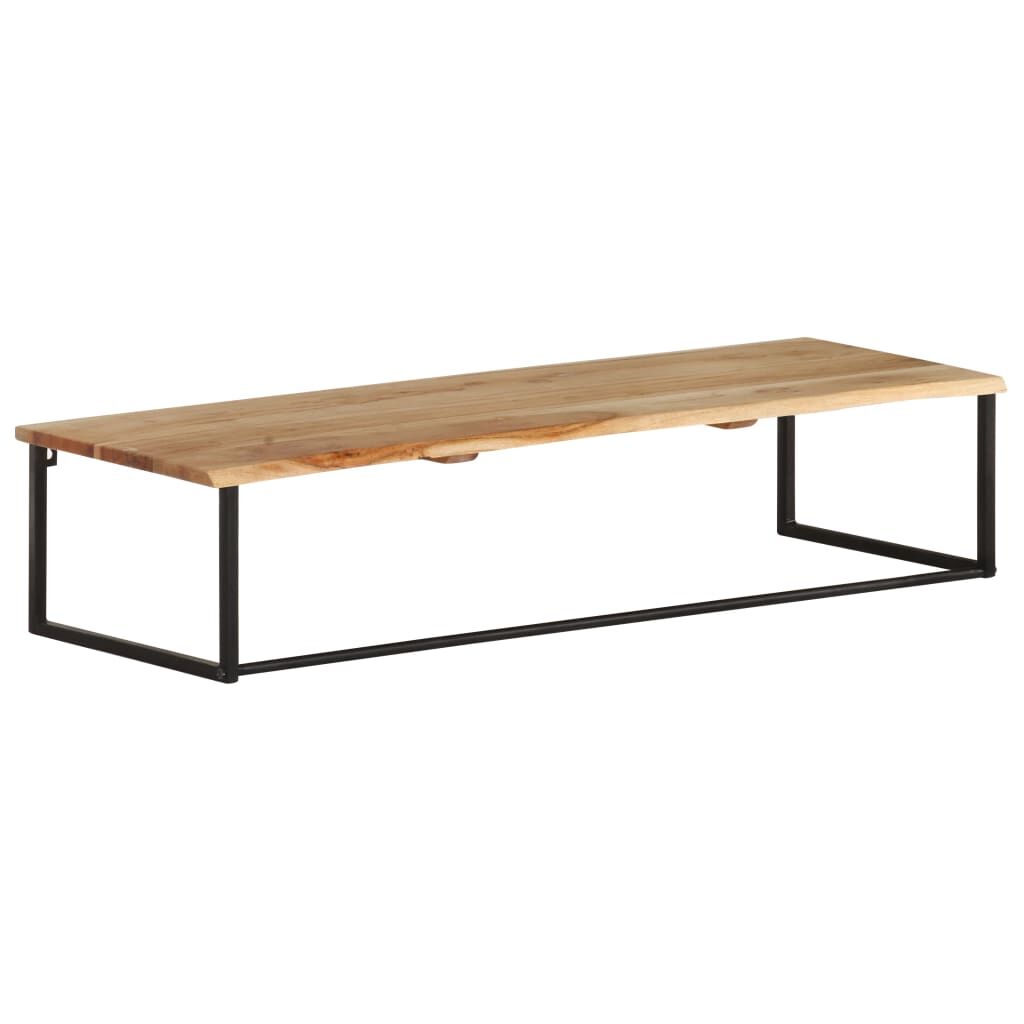 Peg with Live Edge 100x35x22 cm Solid Acacia Wood Price