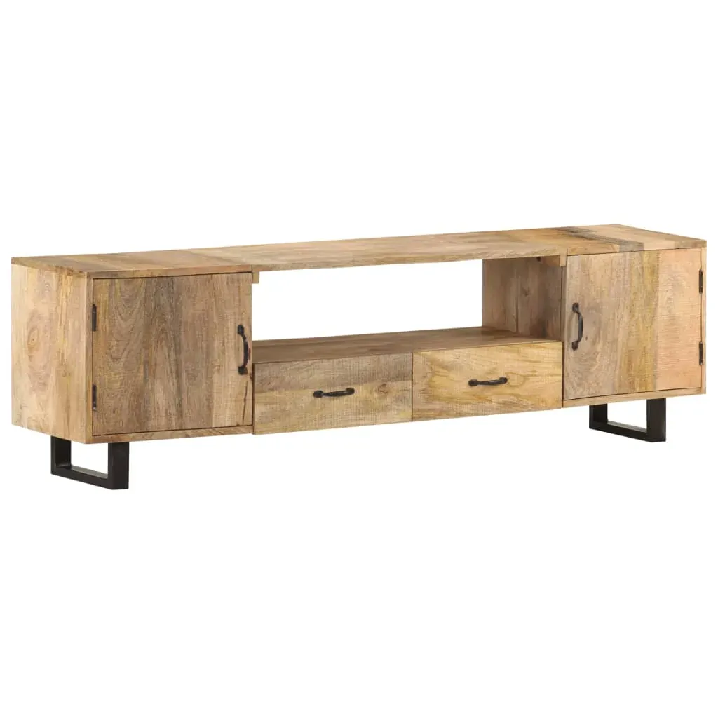 TV Cabinet 160x30x45 cm Solid Mango Wood Price