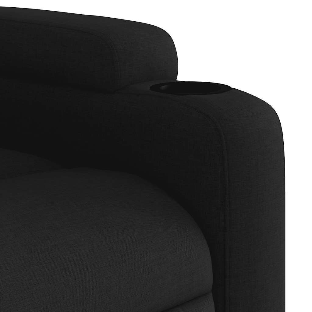 Electric Massage Recliner Chair Black Fabric Price