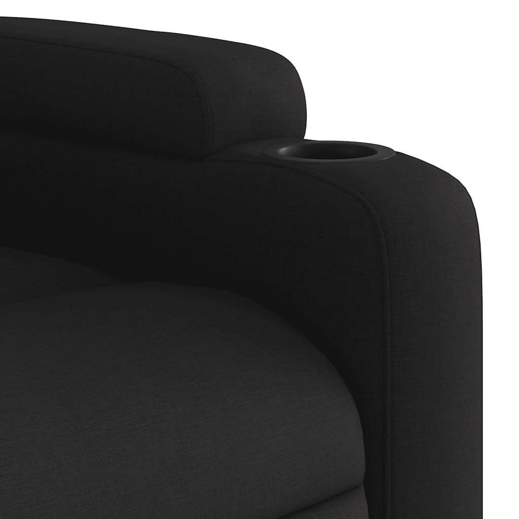 Electric Massage Recliner Chair Black Fabric Price