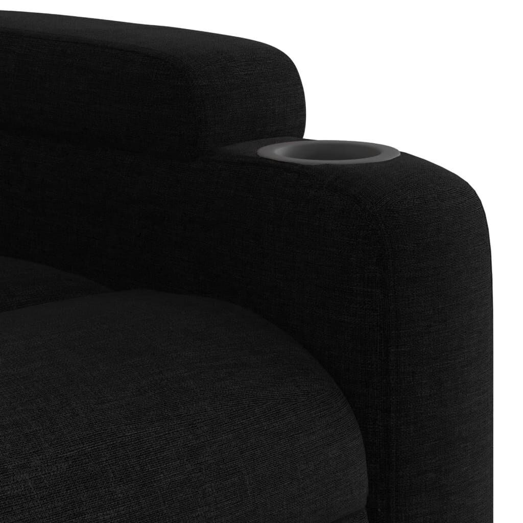 Electric Massage Recliner Chair Black Fabric Price