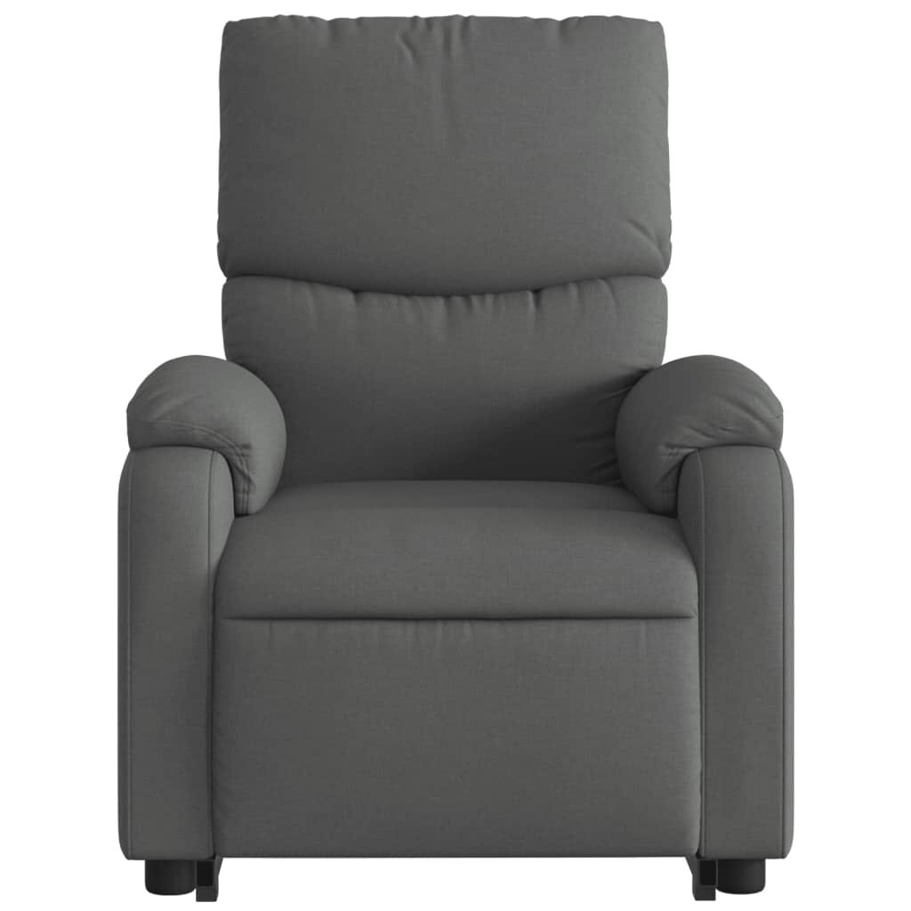 Stand up Recliner Chair Dark Grey Fabric Price