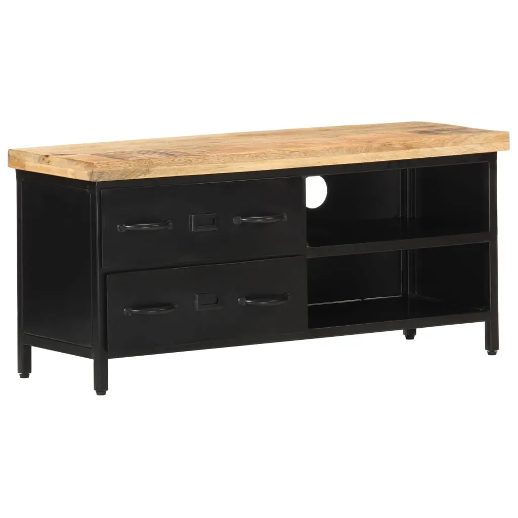 TV Cabinet 90x30x41 cm Rough Mango Wood Price