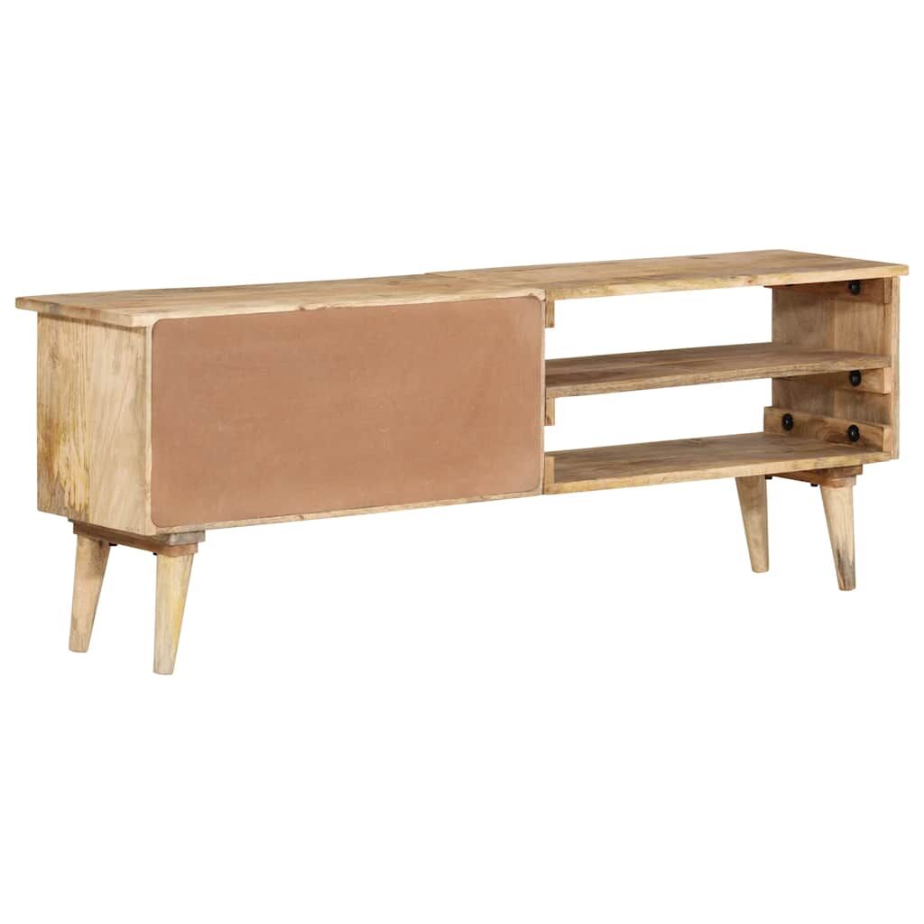 TV Cabinet 140x30x50 cm Solid Mango Wood Price