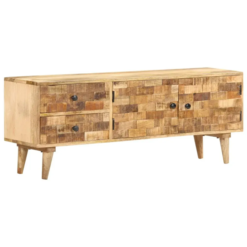 TV Cabinet 120x30x45 cm Solid Mango Wood Price