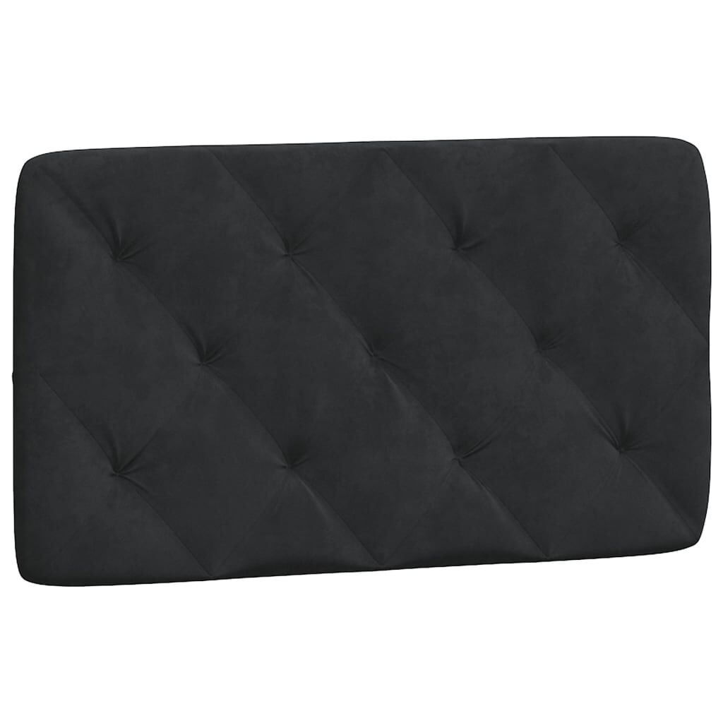 Bed Frame with LED without Mattress Black 90x190 cm Velvet Price