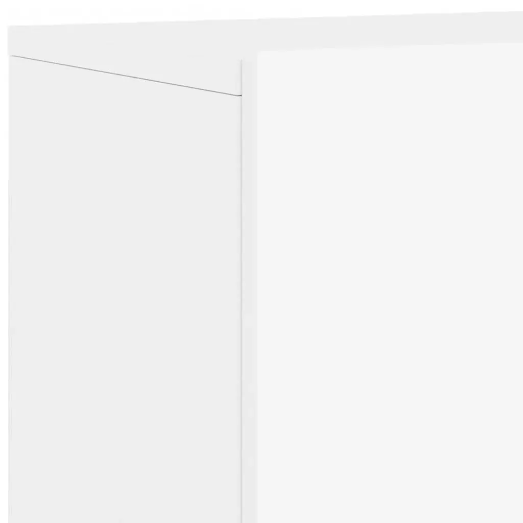 5 Piece TV Wall Units White Engineered Wood Price
