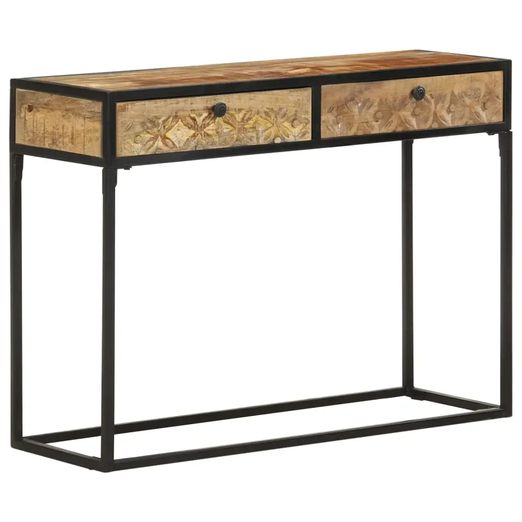 Console Table 100x35x75 cm Solid Mango Wood Price