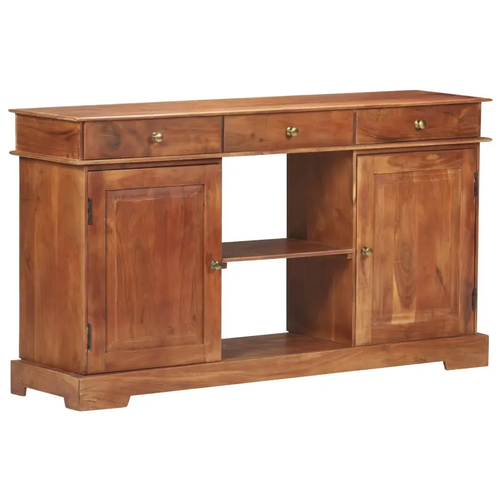 Sideboard 135x35x75 cm Solid Acacia Wood Price