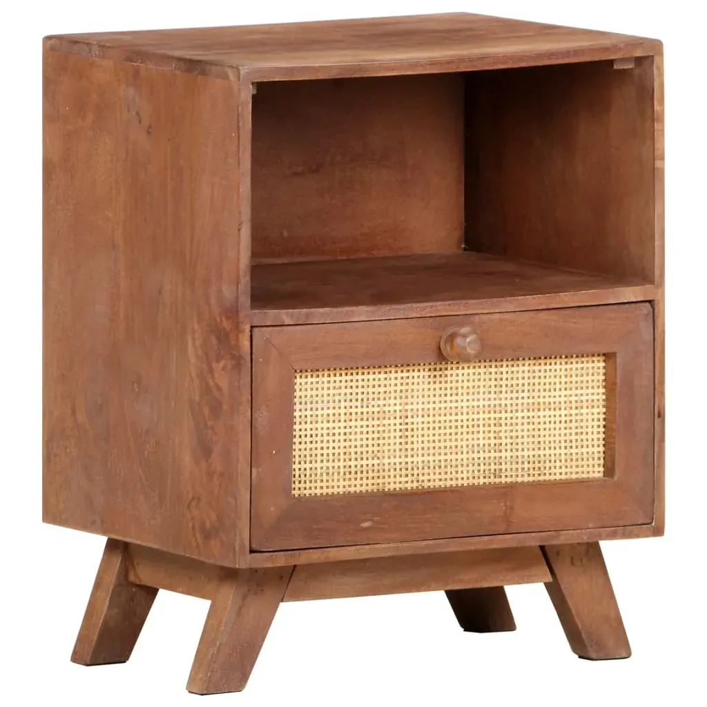 Bedside Cabinet 40x30x50 cm Solid Mango Wood Price