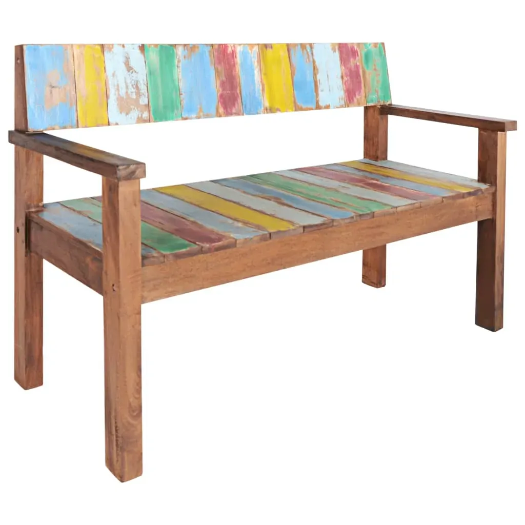 Bench 115 cm Solid Reclaimed Wood Price