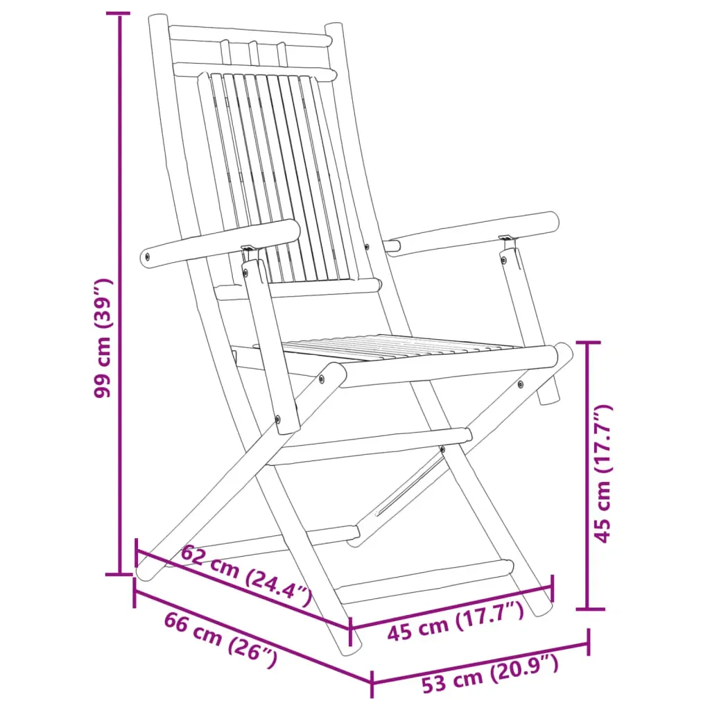 3 Piece Bistro Set Bamboo Price