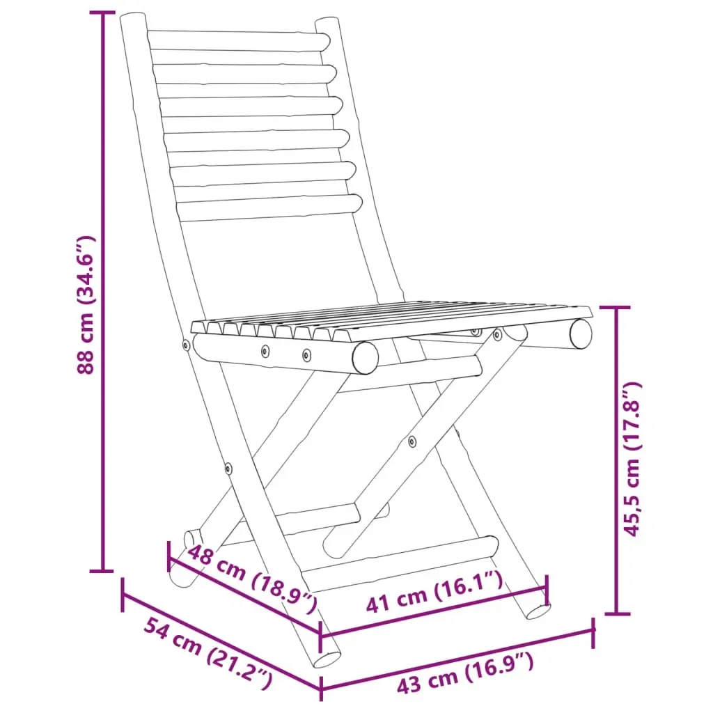 3 Piece Bistro Set Bamboo Price