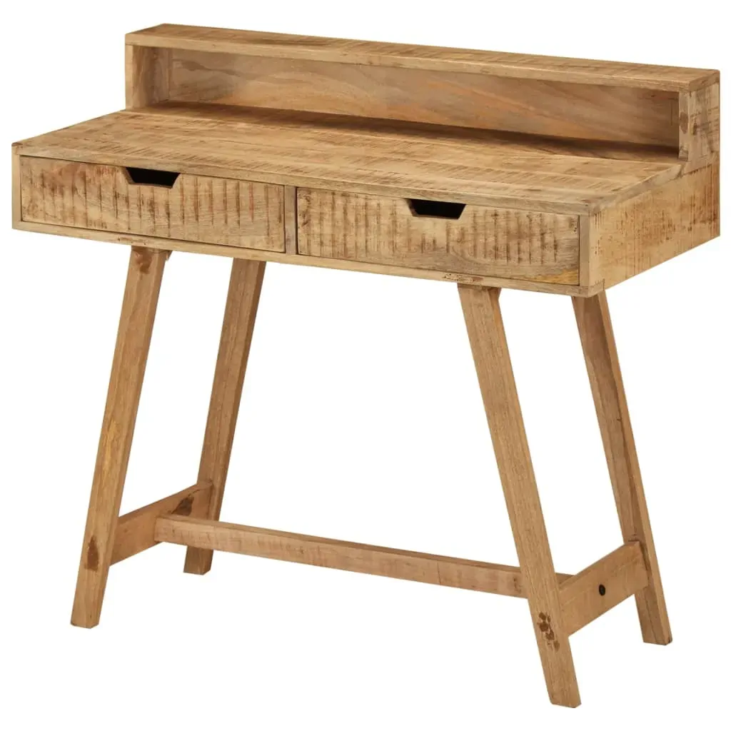Desk 100x45x90 cm Solid Rough Mango Wood Price