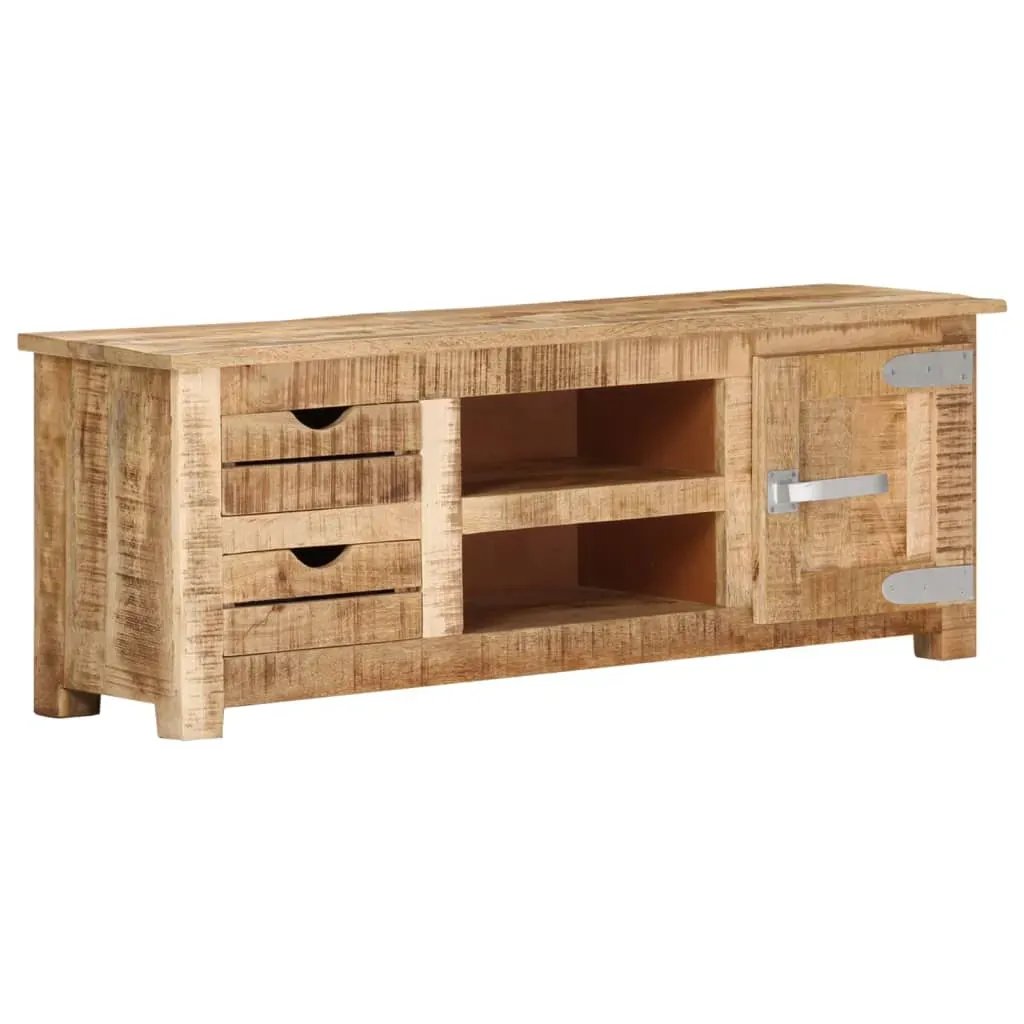 TV Cabinet 110x30x40 cm Rough Mango Wood Price