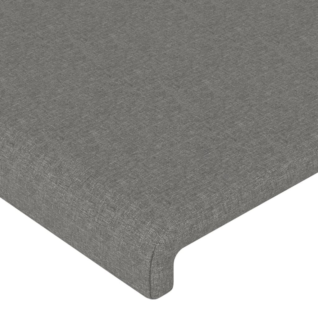 Bed Frame without Mattress Dark Grey 107x203 cm King Single Size Fabric Price